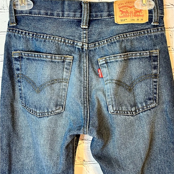 Boys Levi’s 514 Straight Leg Jeans- 12 regular - Picture 5 of 9